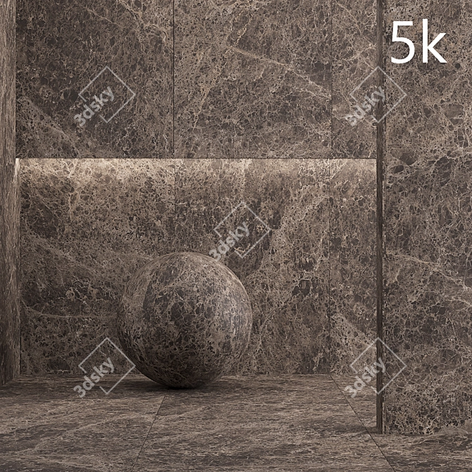 Laminam Emperador Extra: 5K Texture Pack 3D model image 1