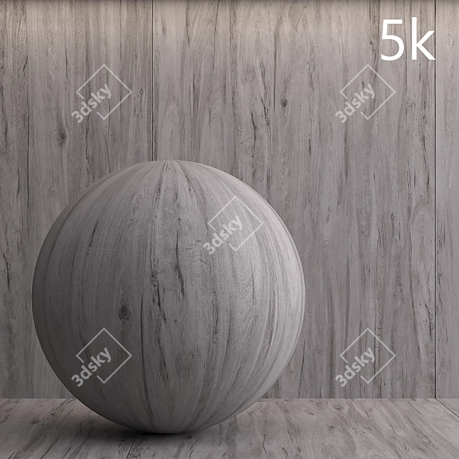 5K Textured Wood Panel Set 3D model image 2