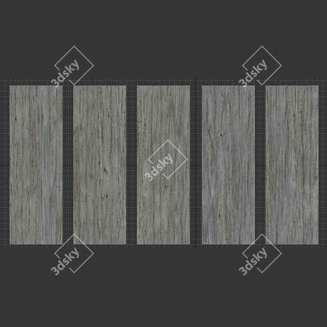 5K Textured Wood Panel Set 3D model image 3