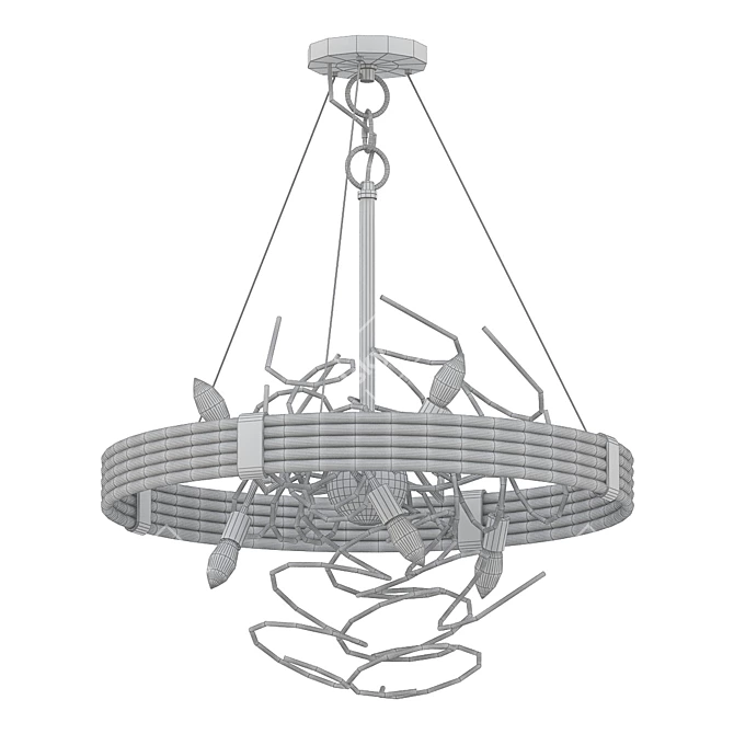  Celestial Cluster Light Fixture 3D model image 2