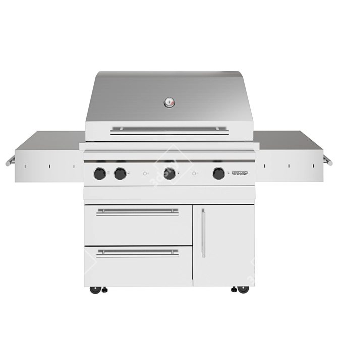 Kalamazoo Gas Grill K42DT/54DT "Шашлычница 3D model image 2