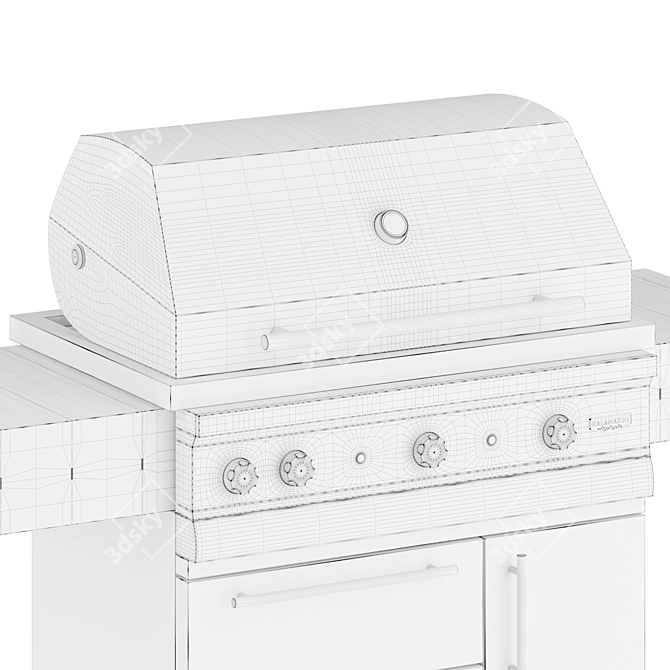 Kalamazoo Gas Grill K42DT/54DT "Шашлычница 3D model image 5