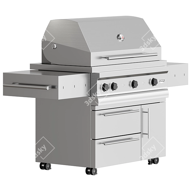 Kalamazoo Gas Grill K42DT/54DT "Шашлычница 3D model image 6