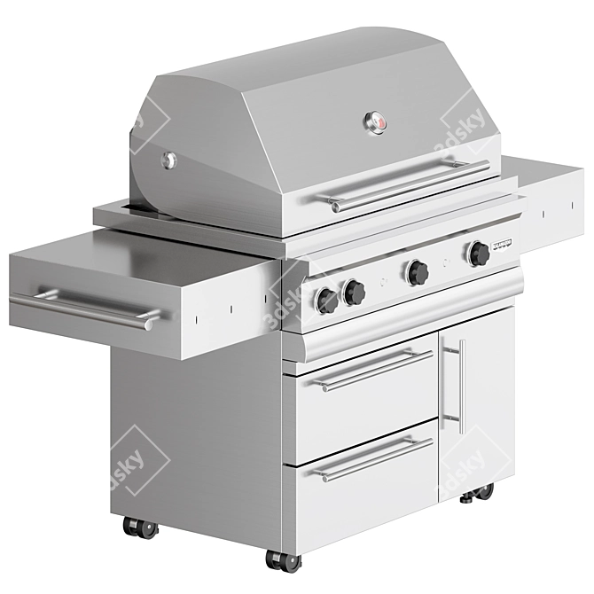 Kalamazoo Gas Grill K42DT/54DT "Шашлычница 3D model image 7