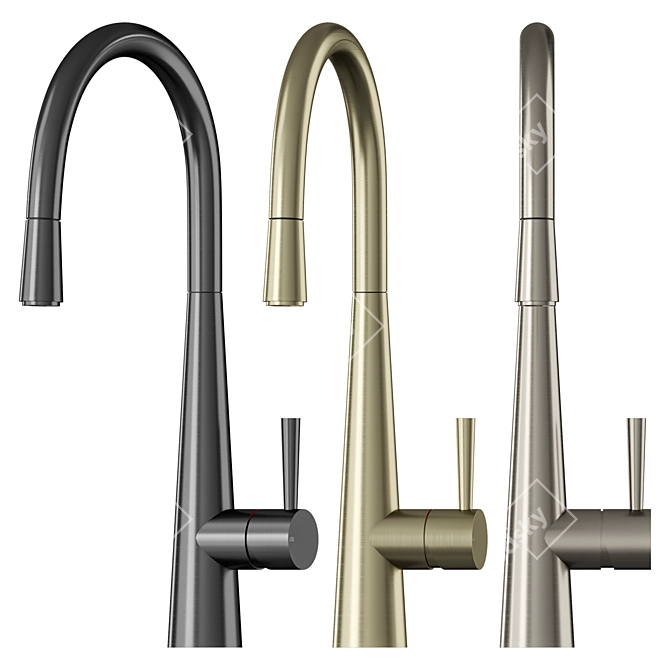 Gessi Just Kitchen Tap 3D model image 1