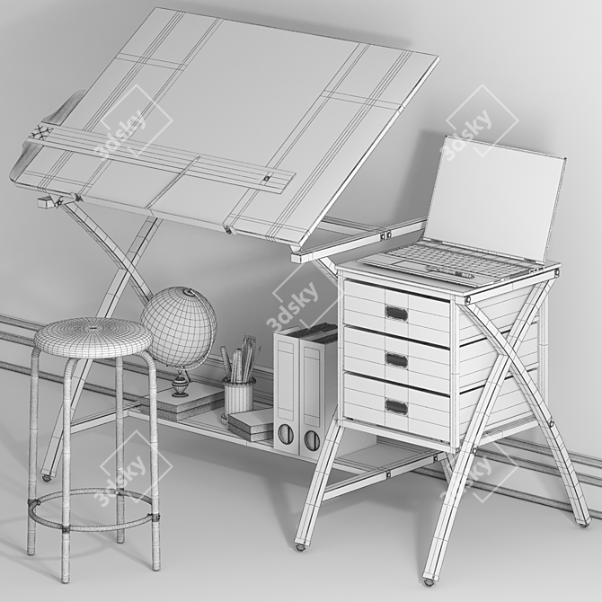 Office Essentials Set - 3D Models 3D model image 5