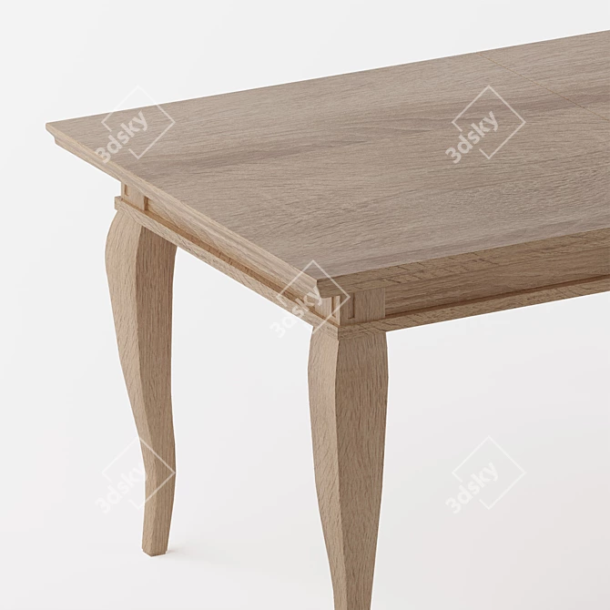 Scandinavian Style Dining Table - Mööbliait 3D model image 3