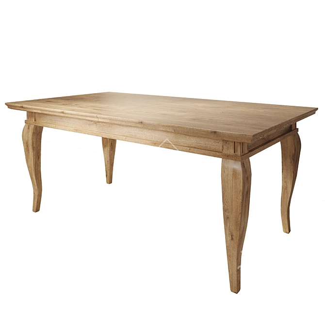 Scandinavian Style Dining Table - Mööbliait 3D model image 5