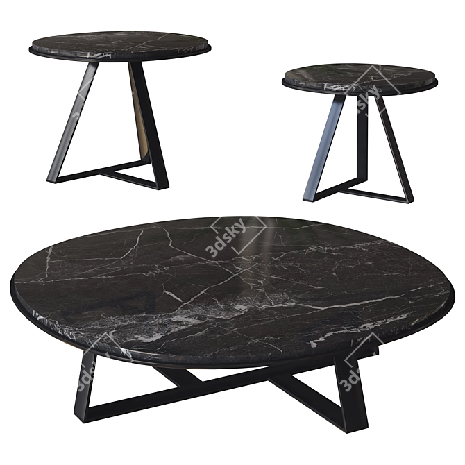 Meridiani Judd Table 3D Model 3D model image 2