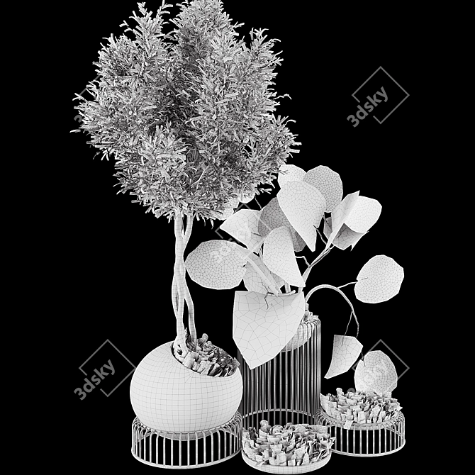 Botanical Plant Collection Set 06 3D model image 7