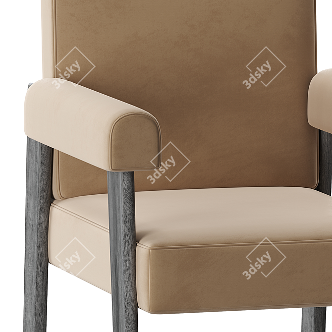 Milo High Chair 3D Model 3D model image 4