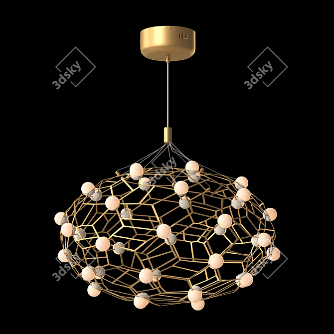 Freya Sheila LED Pendant Light 3D model image 3