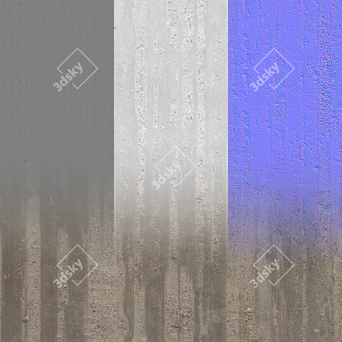 Seamless Concrete Texture Pack 3D model image 2