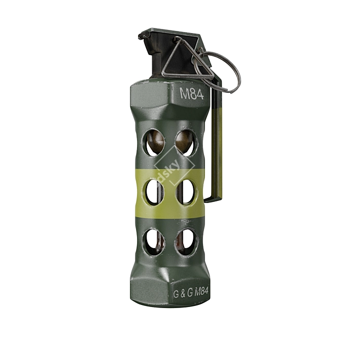 High-Quality Stun Grenade Model 3D model image 2