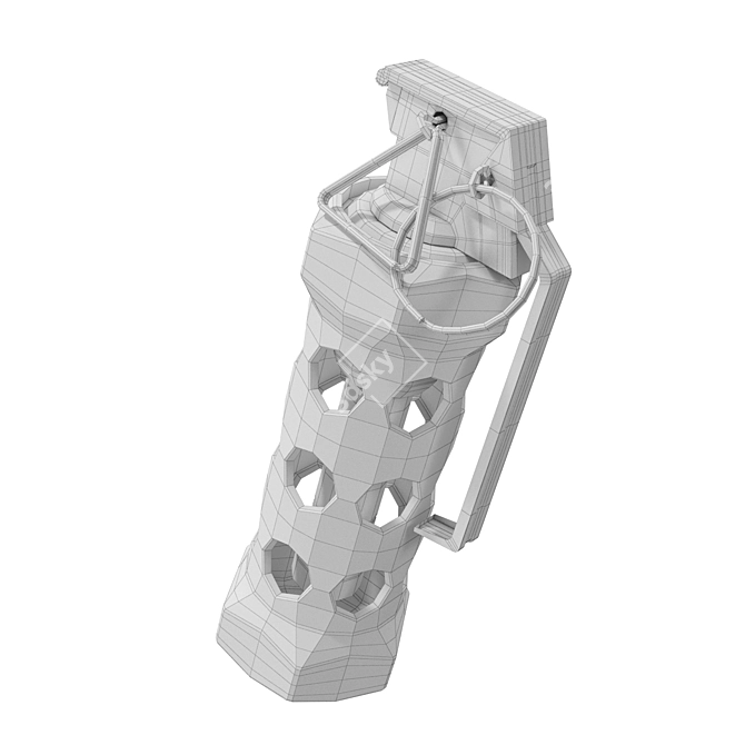 High-Quality Stun Grenade Model 3D model image 4