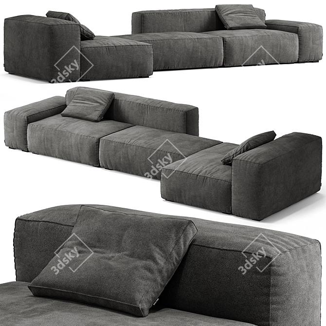 Modular Sofa Boca Navi 3D model image 1