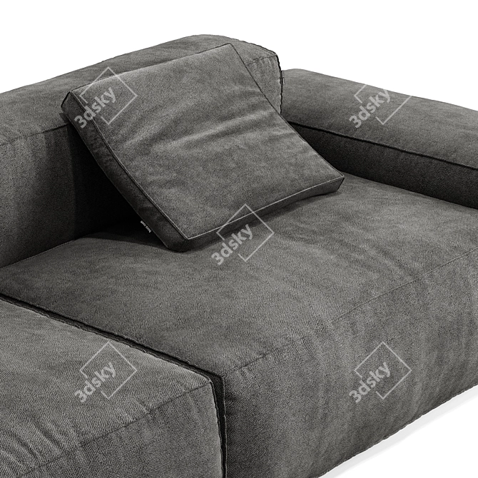 Modular Sofa Boca Navi 3D model image 2