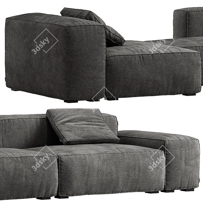 Modular Sofa Boca Navi 3D model image 3