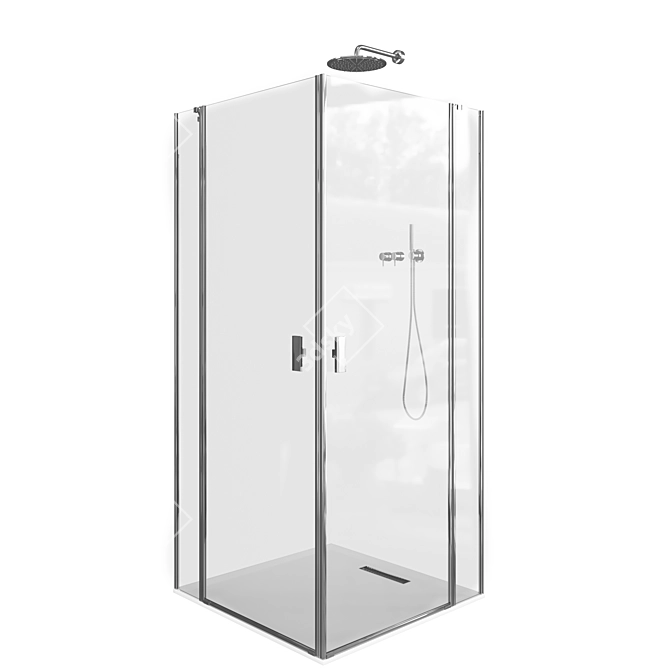 Translated Description:
In the directory: options for Radaway shower enclosures, with Vray and Corona renders, UV mapping for excellent visuals.

Rad 3D model image 4