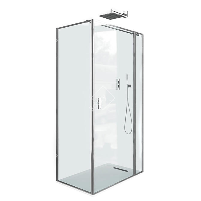 Translated Description:
In the directory: options for Radaway shower enclosures, with Vray and Corona renders, UV mapping for excellent visuals.

Rad 3D model image 5