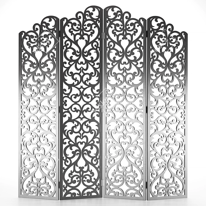 Decorative Screen Divider Wedding Arch 3D model image 2