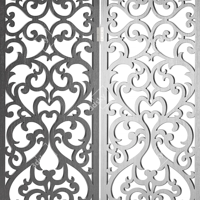 Decorative Screen Divider Wedding Arch 3D model image 6