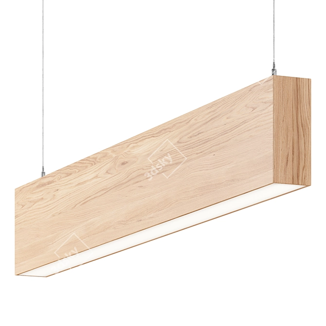 Minimalist Line Lamp byfurniture 3D model image 2