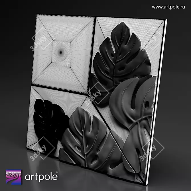 LIST 3D Gypsum Panel - ARTPOLE 3D model image 2