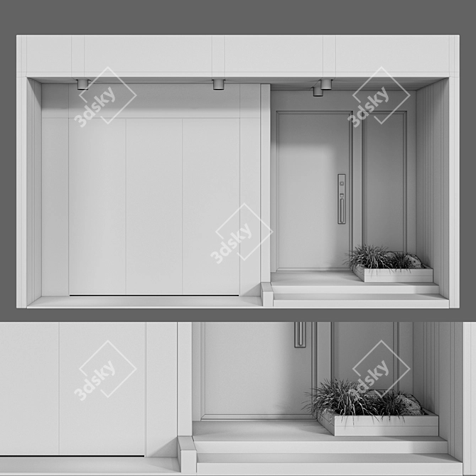 Modern Door 13 Design Kit 3D model image 4