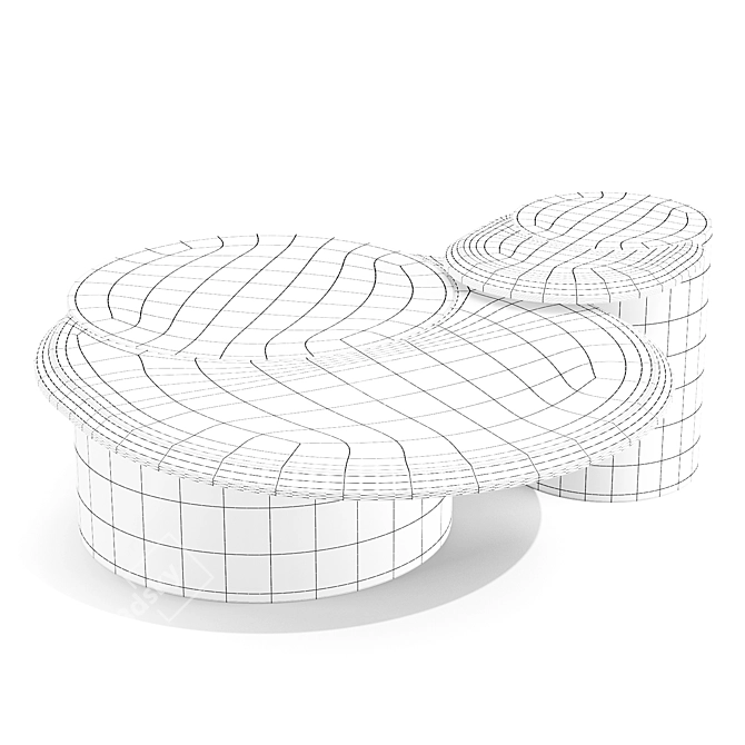 SBW Australia: Josef Coffee/Side Table 3D model image 3