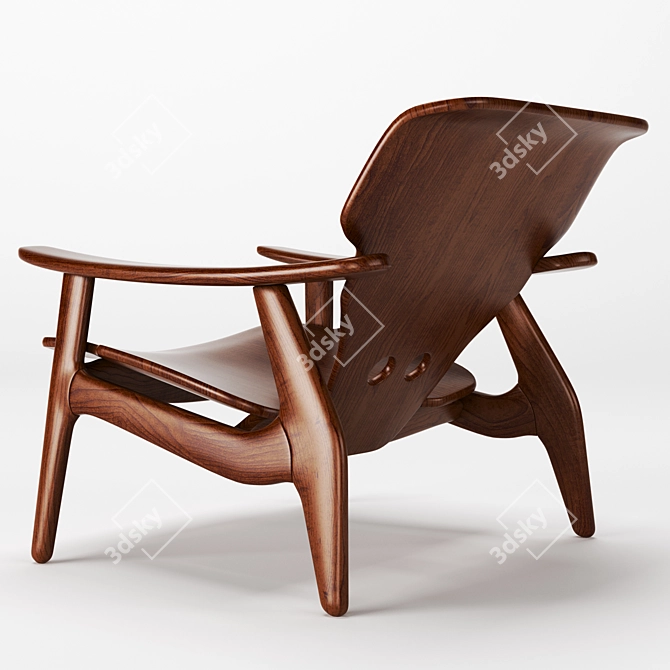 Modern Designer Chair Sergei Rodriguez 3D model image 3