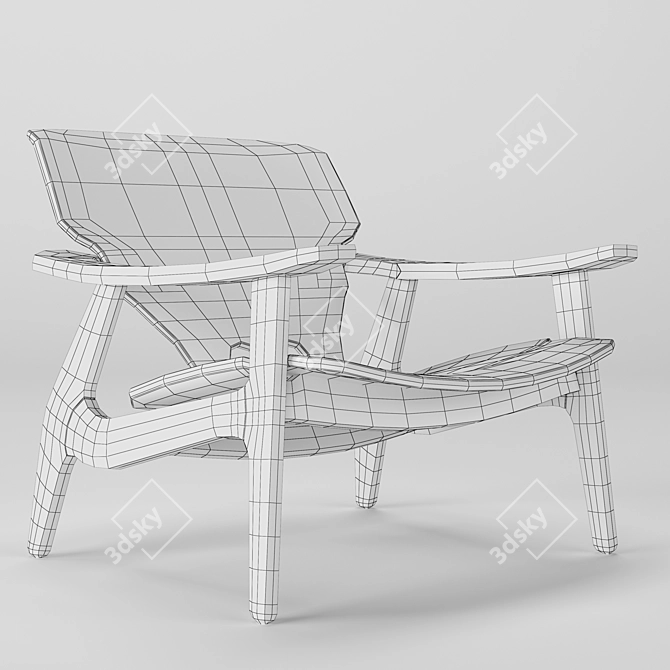 Modern Designer Chair Sergei Rodriguez 3D model image 6