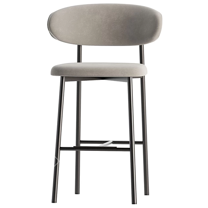 Sleek Oleandro Stool: Calligaris Edition 3D model image 5