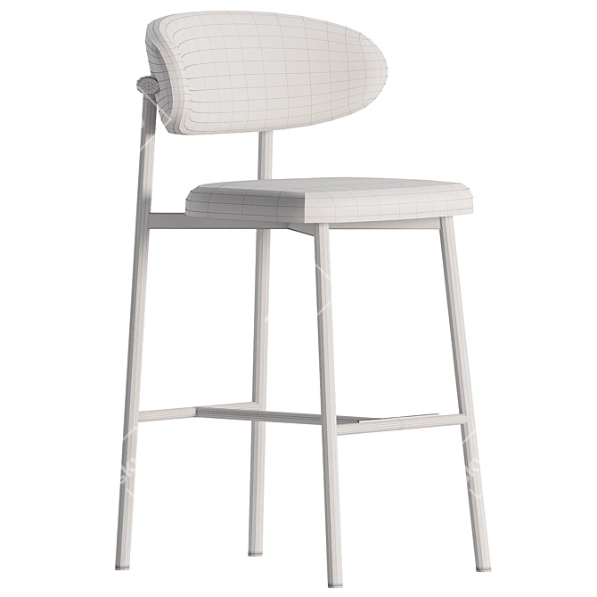 Sleek Oleandro Stool: Calligaris Edition 3D model image 6