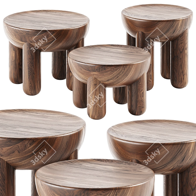 Sleek FREYJA Coffee Table Collection 3D model image 1