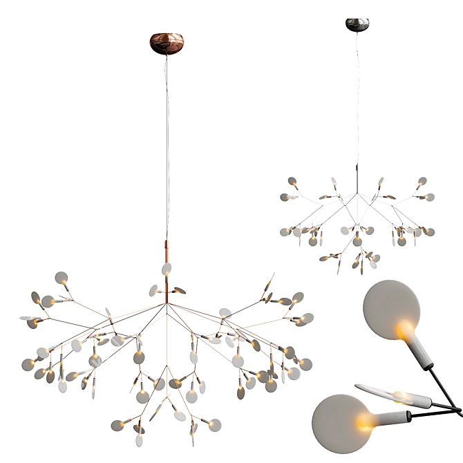  Heracleum III Pendant Light Fixture 3D model image 1