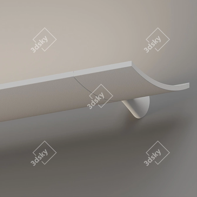 Minimalist LED Wall Sconce 3D model image 3