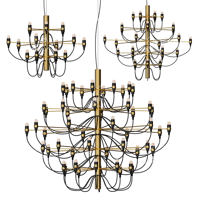 Modern Chandelier Flos Collection 3D model image 4