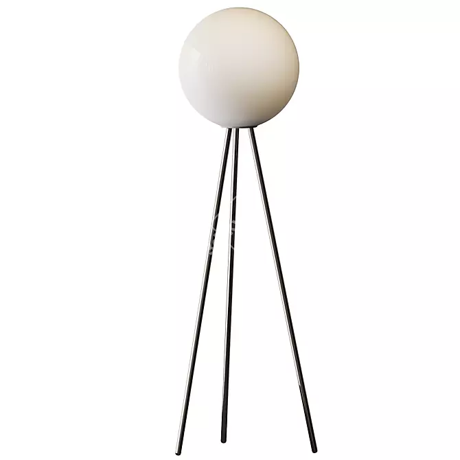 Daniela Puppa Floor Lamp - Sophisticated Elegance 3D model image 1