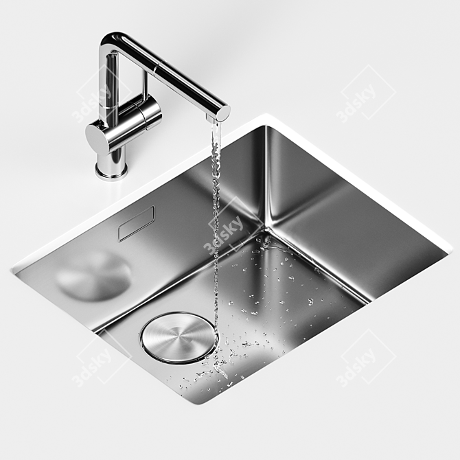 Mythos Myx Sink Bundle 3D model image 1