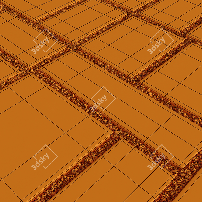 Versatile Paving Tile Collection 3D model image 7