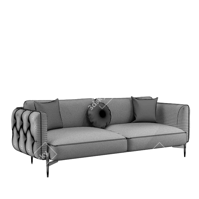 Elegant Milosh Tendence Sofa 3D model image 2