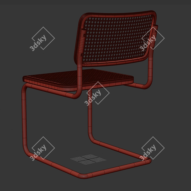 Bauhaus Chair in 3D Max 3D model image 5