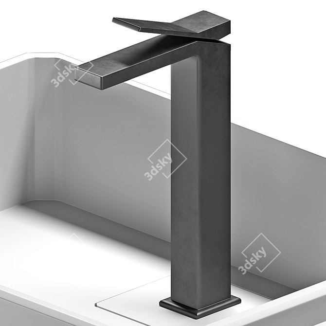 Keplero Collection Tower Sink 3D model image 8