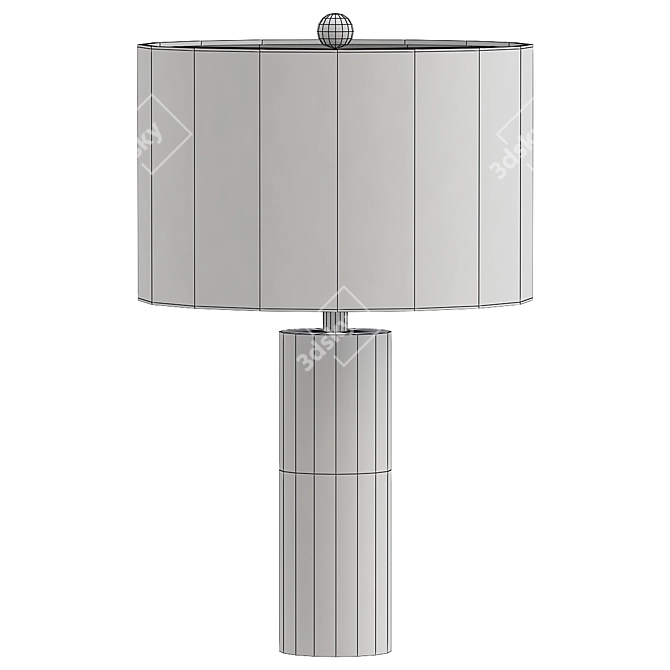 Modern Lamp Model for VRay 3D model image 2