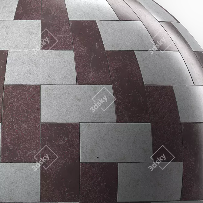 Marble Tile Materials 4K Texture 3D model image 3