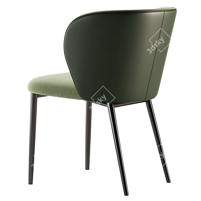 Capri Modern Chair 3D Model 3D model image 2