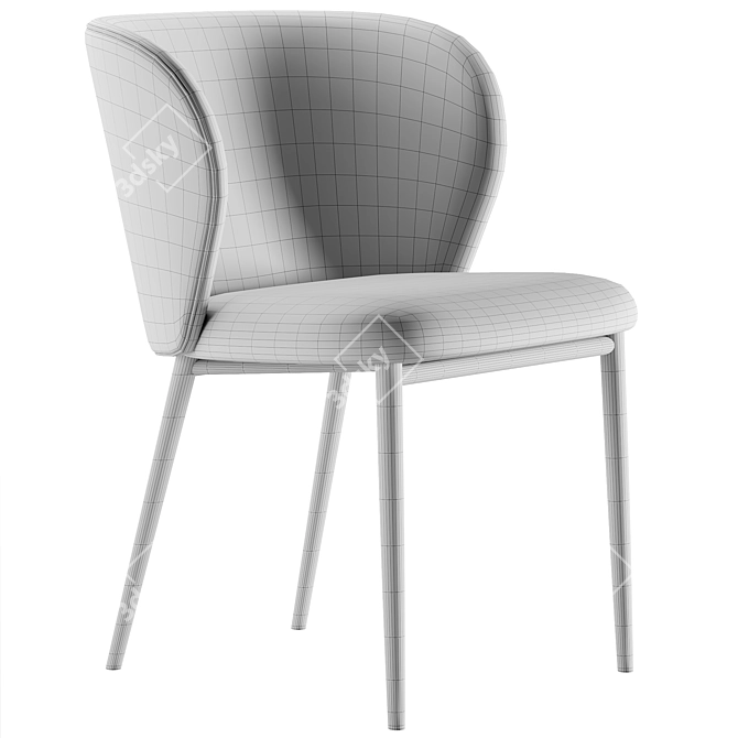 Capri Modern Chair 3D Model 3D model image 3