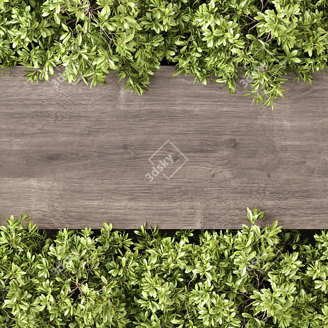 Modern Vertical Garden Design Kit 3D model image 2