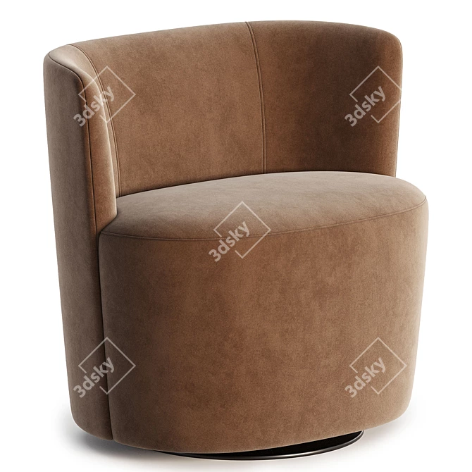 Elegant EMILY Chair by Verzelloni 3D model image 3